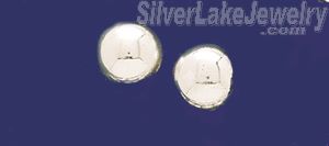 Sterling Silver 12mm Ball Post Earrings