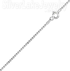 9" Sterling Silver 150 Bead Chain (1.5mm)