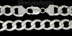 Sterling Silver 24" Curb Chain 12mm