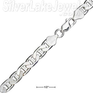 24" Sterling Silver Marina Mariner Chain 6.25mm