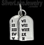 Sterling Silver Ten Commandments Charm