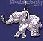 Sterling Silver Elephant Animal Charm Pendant