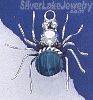 Sterling Silver Spider Brooch Pin