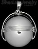 Sterling Silver Large 6-Picture Photo Ball Locket Charm Pendant