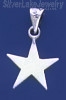 Sterling Silver Engravable Star Charm Pendant