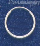 Sterling Silver 16mm Endless Hoop Earrings 1mm tubing - Click Image to Close