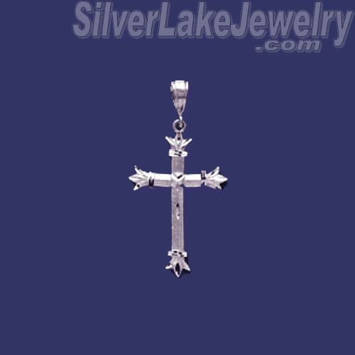 Sterling Silver DC Cross Charm Pendant - Click Image to Close