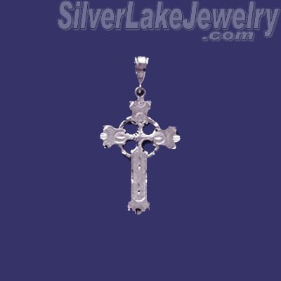 Sterling Silver DC Cross Charm Pendant - Click Image to Close