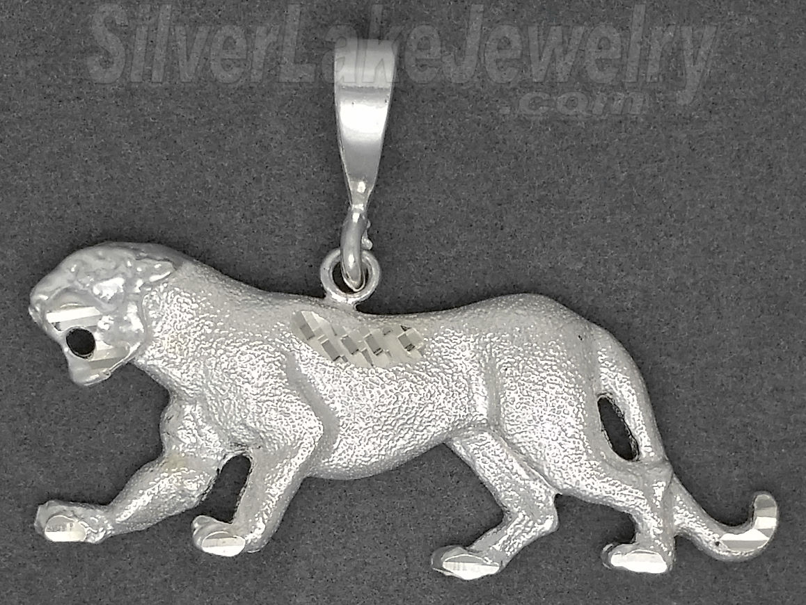 Sterling Silver DC Tiger Charm Pendant - Click Image to Close