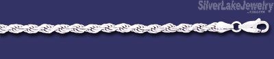Sterling Silver 24" Rope Chain 3.5mm - Click Image to Close
