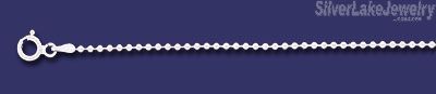 Sterling Silver 18" Ball Bead Chain 1.8mm - Click Image to Close
