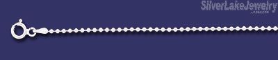 Sterling Silver 20" Ball Bead Chain 1.8mm - Click Image to Close