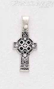 Sterling Silver Cross Charm Pendant - Click Image to Close