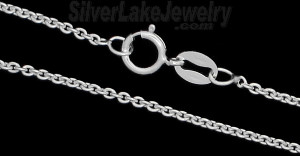18" Sterling Silver Cable Chain 1.5mm