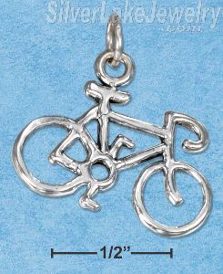 Sterling Silver Bicycle Charm