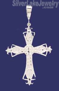 Sterling Silver DC Cross Charm Pendant