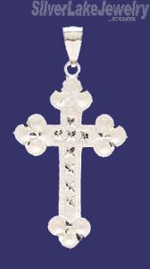 Sterling Silver DC Cross Charm Pendant