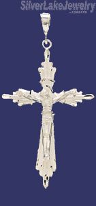 Sterling Silver DC Big Cross Crucifix Charm Pendant