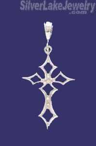 Sterling Silver DC Cross Charm Pendant