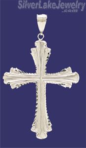 Sterling Silver DC Big Cross Charm Pendant