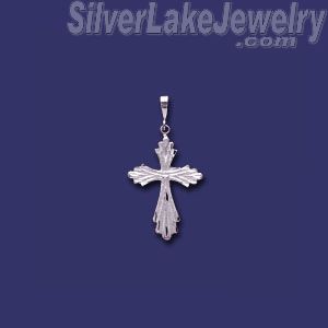 Sterling Silver DC Cross Charm Pendant