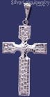 Sterling Silver DC Cross Charm Pendant