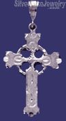 Sterling Silver DC Cross Charm Pendant