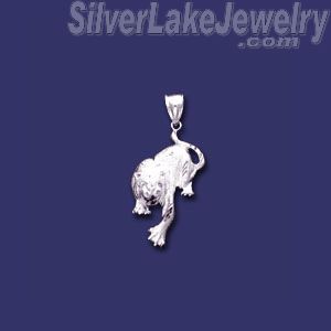 Sterling Silver DC Big Tiger Charm Pendant