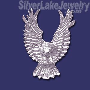Sterling Silver Eagle (Y shape) Animal Charm Pendant
