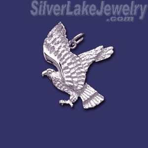 Sterling Silver Eagle Animal Charm Pendant