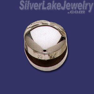 Sterling Silver Round Pill Box