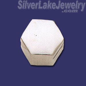 Sterling Silver Hexagonal Pill Box