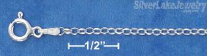 16" Sterling Silver 030 Rolo Chain (2mm)