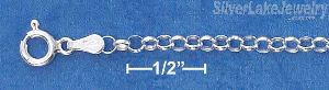 20" Sterling Silver Rolo 040 Chain (2mm)