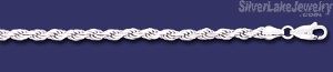 Sterling Silver 30" Rope Chain 3.5mm