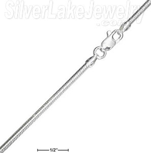 18" Sterling Silver Snake Chain 1.9mm