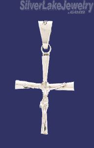 Sterling Silver Cross Crucifix Charm Pendant