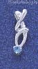 Sterling Silver CZ Charm Pendant