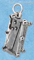 Sterling Silver Three Dimensional Pool Table Charm