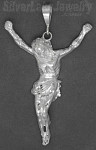 Sterling Silver DC Big Jesus Christ Charm Pendant