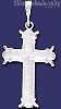 Sterling Silver DC Cross Charm Pendant