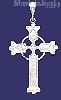 Sterling Silver DC Big Cross Charm Pendant