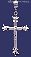 Sterling Silver DC Cross Charm Pendant