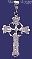 Sterling Silver DC Cross Charm Pendant