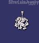 Sterling Silver DC Winged Dragon Charm Pendant