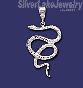 Sterling Silver DC Big Snake Charm Pendant
