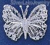 Sterling Silver DC Big Filigree Butterfly Charm Pendant