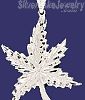 Sterling Silver DC Big Marijuana Pot Leaf Charm Pendant