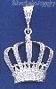 Sterling Silver DC Big Crown Charm Pendant