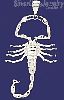Sterling Silver DC Very Big Scorpion Charm Pendant